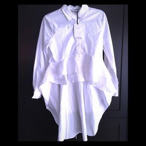 🆕COTTON TUXEDO FRILL SHIRT🆕